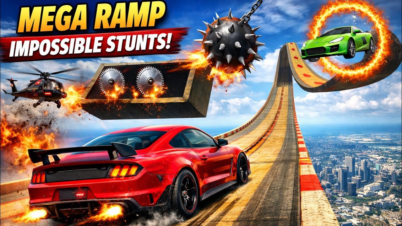 Mega Ramp Impossible Car Stunts 2026 Extreme GT Racing Challenge