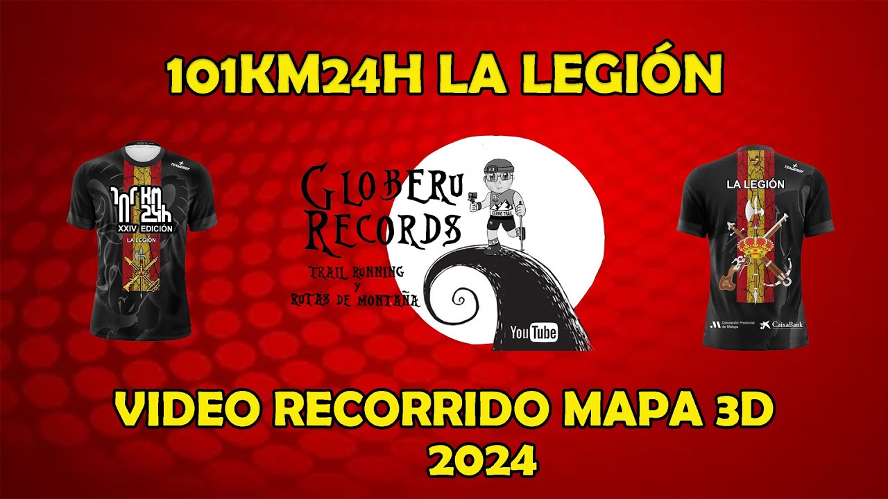 Video recorrido en 3D de los 101km24h de la Legión. Ronda. Málaga. Edición 2024