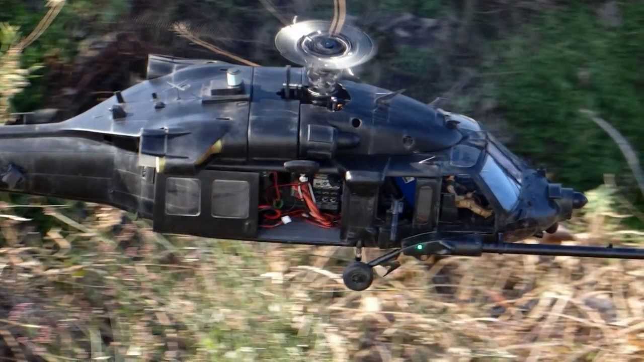 MH-60K blackhawk Night Stalkers　Full custom RC scale helicopter No4