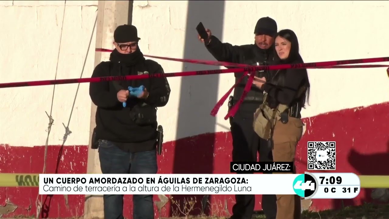 Un cuerpo amordazado en Águilas de Zaragoza