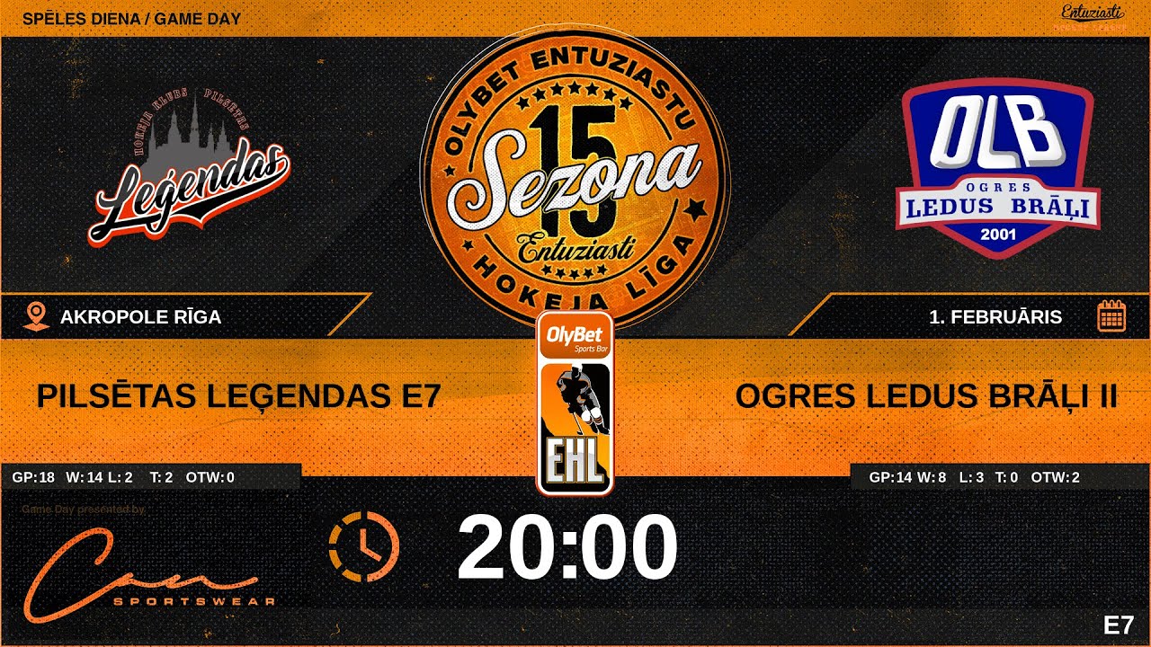 2026 02 01 | PILSĒTAS LEĢENDAS E7 (PL7) - OGRES LEDUS BRĀĻI II (OL2) | E7