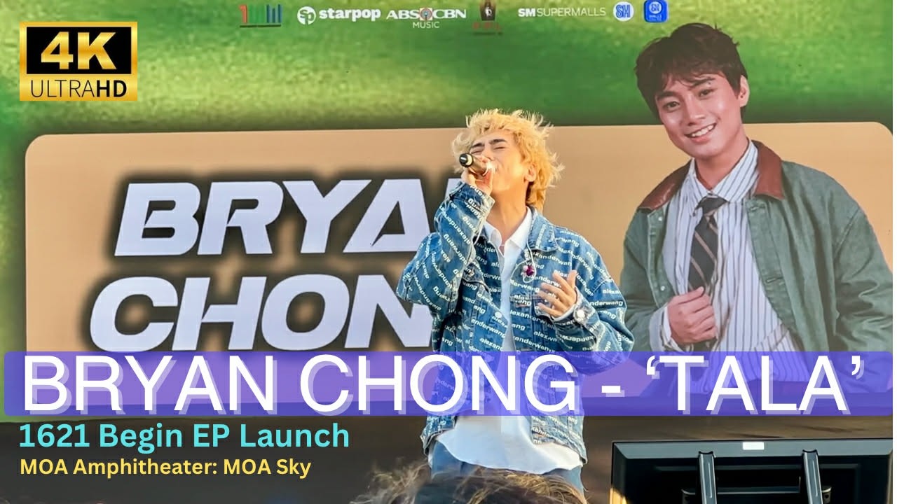 Bryan Chong - 'TALA by Sarah Geronimo' Cover Performance at 1621:Begin EP Launch