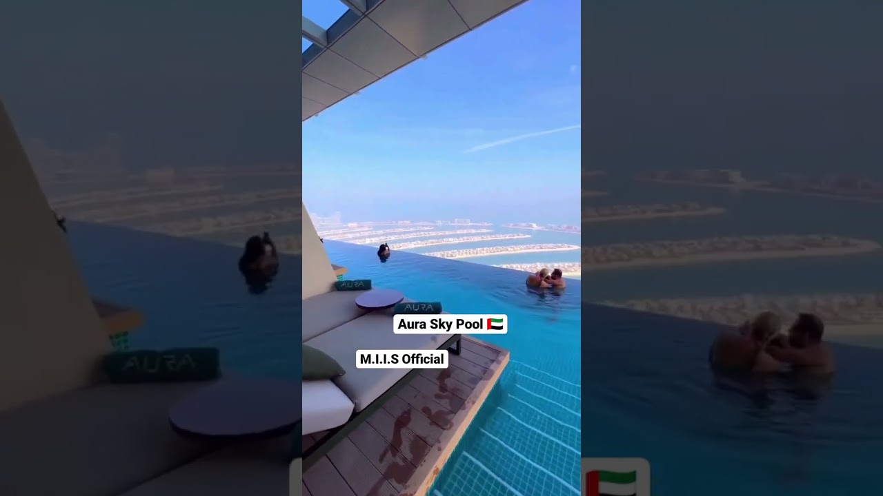 Aura Sky Pool Dubai | Dubai Life | #shorts