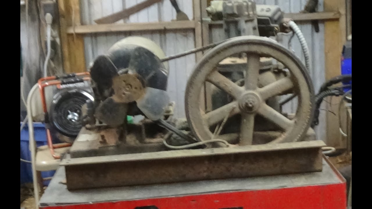 Scrapping an old air compressor for brass and cast iron