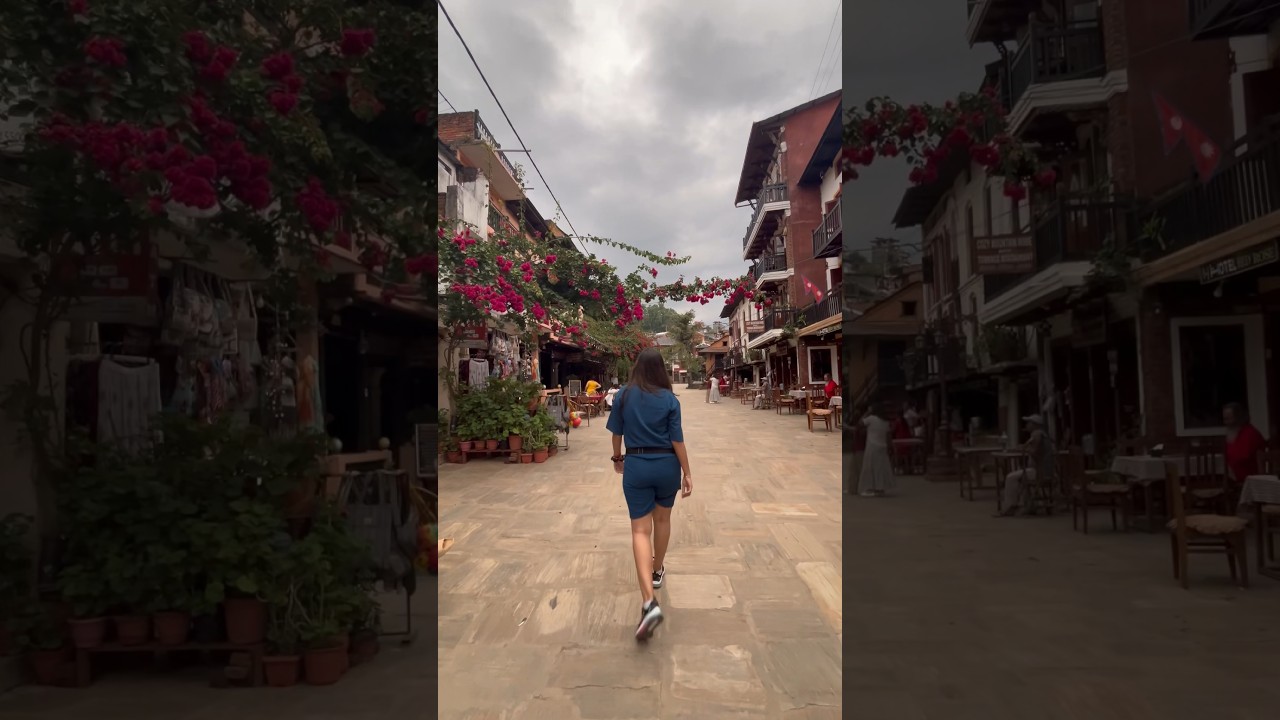 Nepal to direct Europe 🇳🇵beautiful streets of Bandipur🤩 #nepal #europe #explore