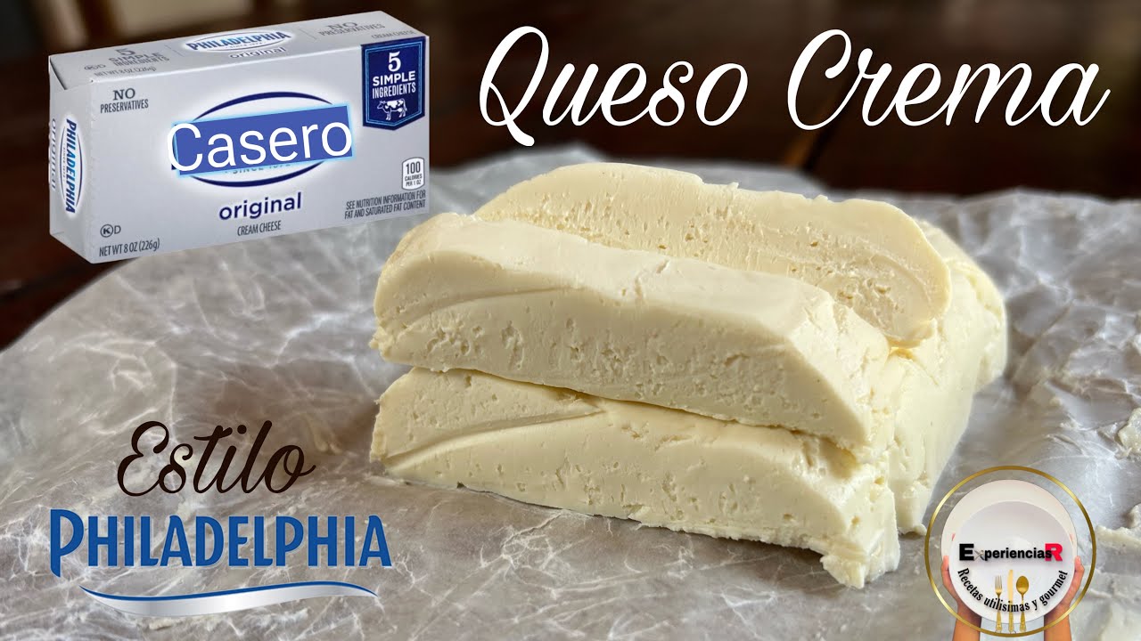 🔴QUESO Crema Tipo PHILADELPHIA Casero | pocos ingredientes y ECONOMICO