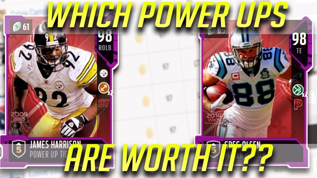 ARE POWER UP PLAYERS WORTH IT? WHICH PLAYERS SHOULD YOU POWER UP? | MADDEN 18 ULTIMATE TEAM