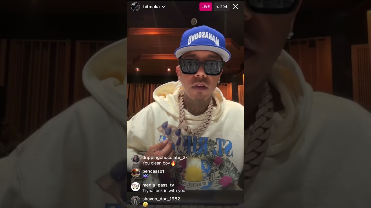 Hitmaka IG Live • Studio Vibes, New Heat Coming Soon!