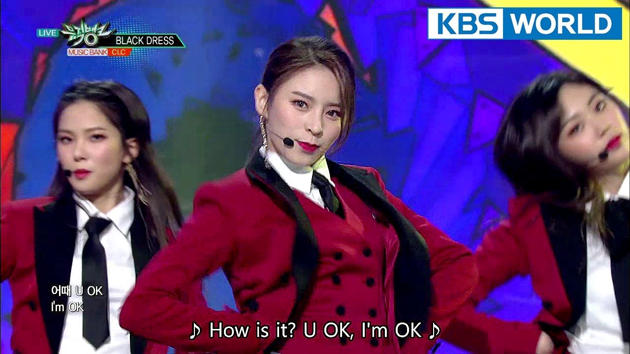 CLC - BLACK DRESS [Music Bank / 2018.03.09]