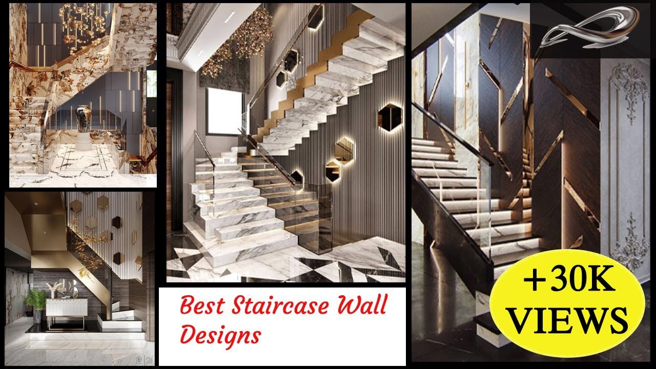 50+ Best Staircase Wall Designs | Living room Stairs wall Design | Ideas & Collections | I.A.S
