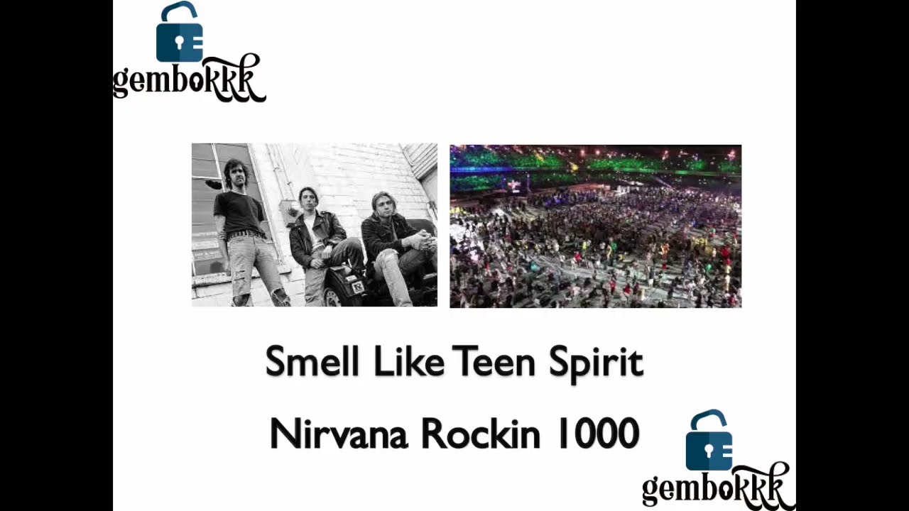 SMELL LIKE TEEN SPIRIT   NIRVANA ROCKIN 1000 (karaoke lower key)