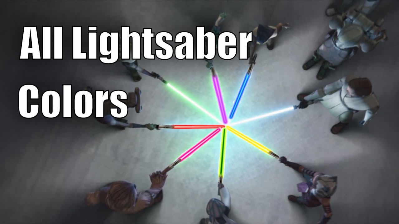 All Lightsaber Colors