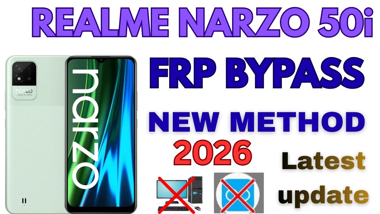 Realme Narzo 50i FRP Unlock 2026 (Android 13/14) | Narzo 50i Google Bypass Without Computer ⚡#Shorts