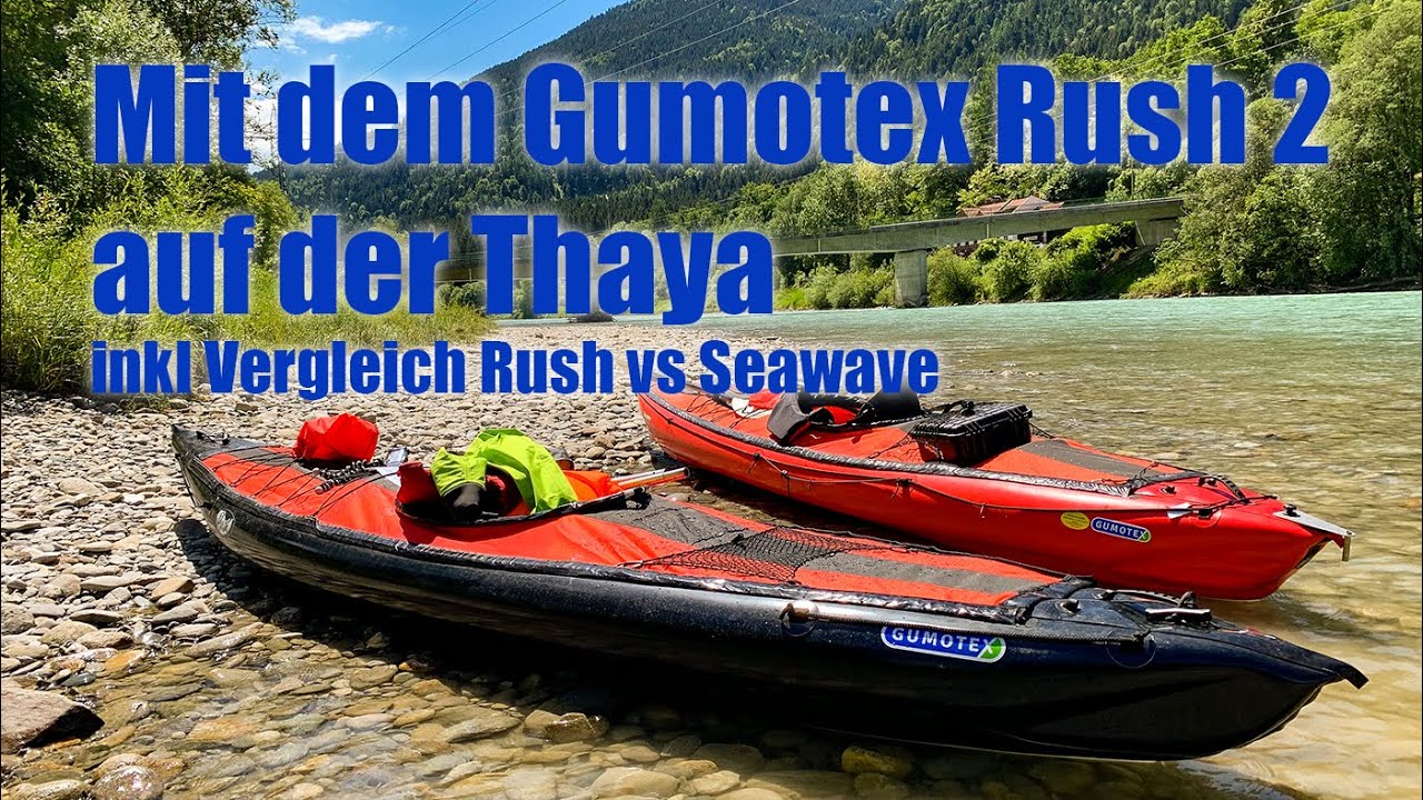 Mit dem Gumotex Rush auf der Thaya