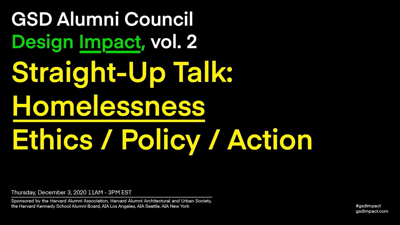 Design Impact Vol. 2: Straight-Up Talk: Homelessness: Ethics, Policy, Action
