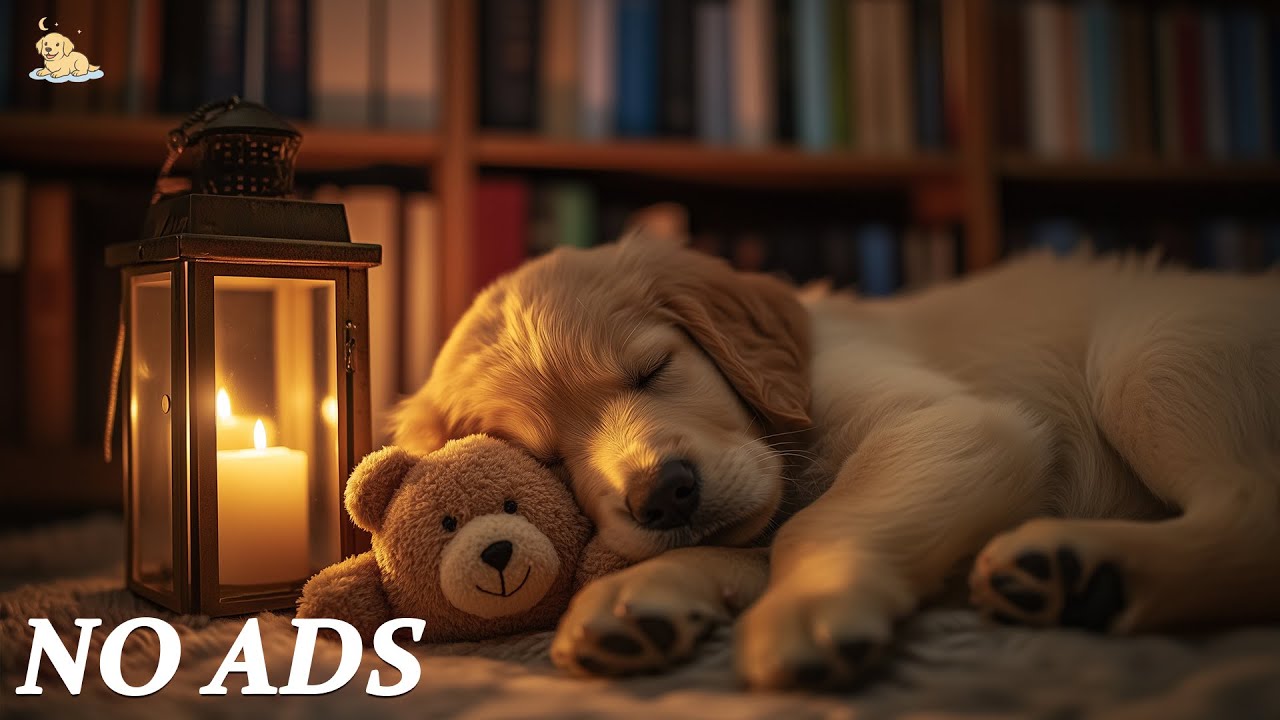 Dog Music 🐶 Anti-Separation Anxiety Relief Music 🐶💖 Peaceful Sleep Aid for Dogs Left Alone - No Ads