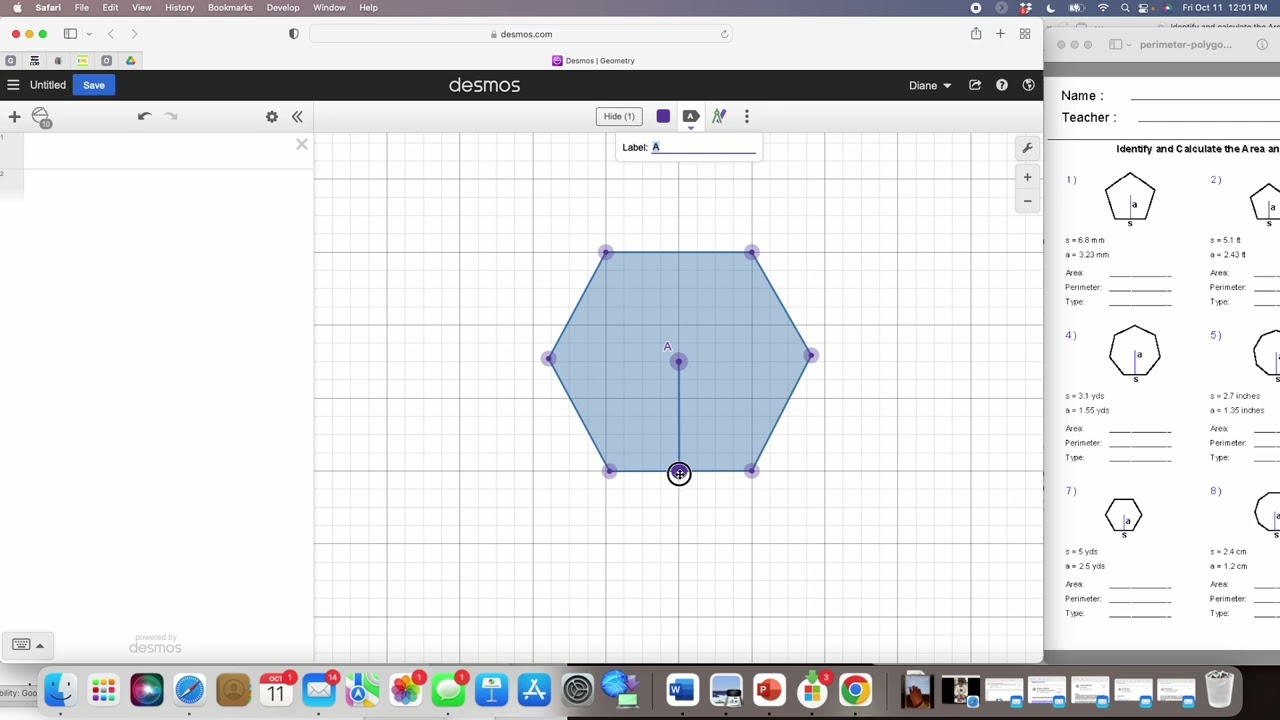 Desmos Geometry Tool