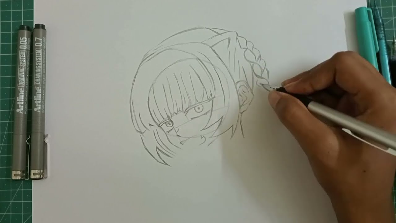 How To Draw Nazuna Nanakusa |Step By Step | Cal Of Night