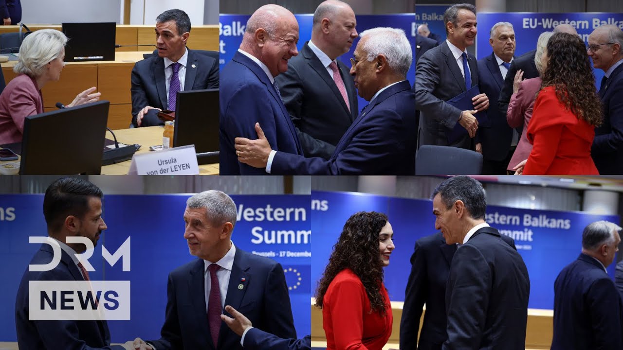 Von der Leyen, Costa, Kallas, Fico, Orban, Sanchez & Other Meet for EU&ndash;Balkans Roundtable | AC1N