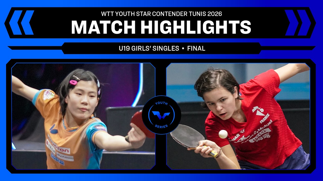 Miku Matsushima vs Alexia Nodin | U19 GS Final | WTT Youth Star Contender Tunis 2026