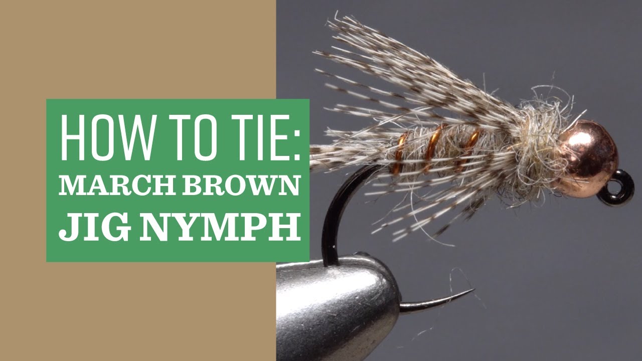 How to Tie: Great Spring Trout Fly - March Brown Jig