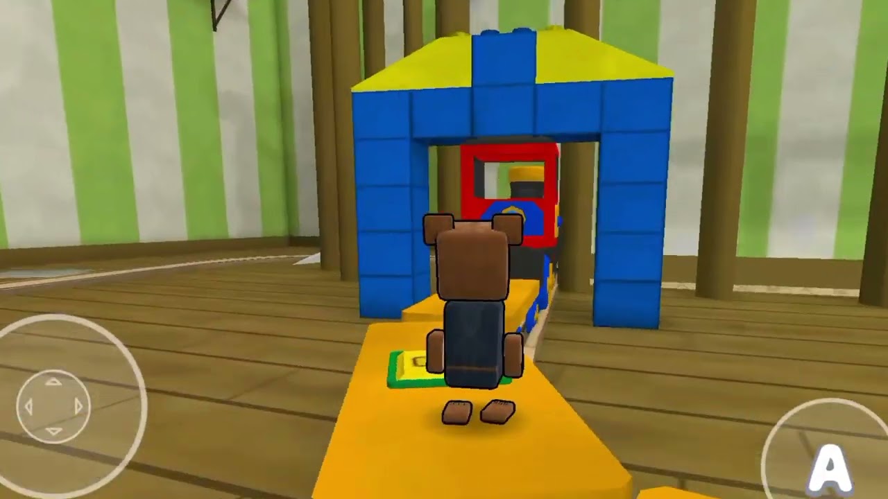 A giant house. Super Bear Adventure