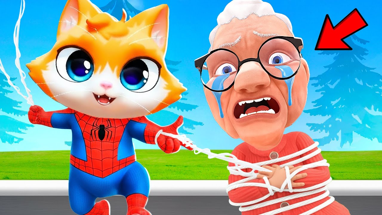 Becoming SUPERHERO To Fight Granny - I Am Cat VR