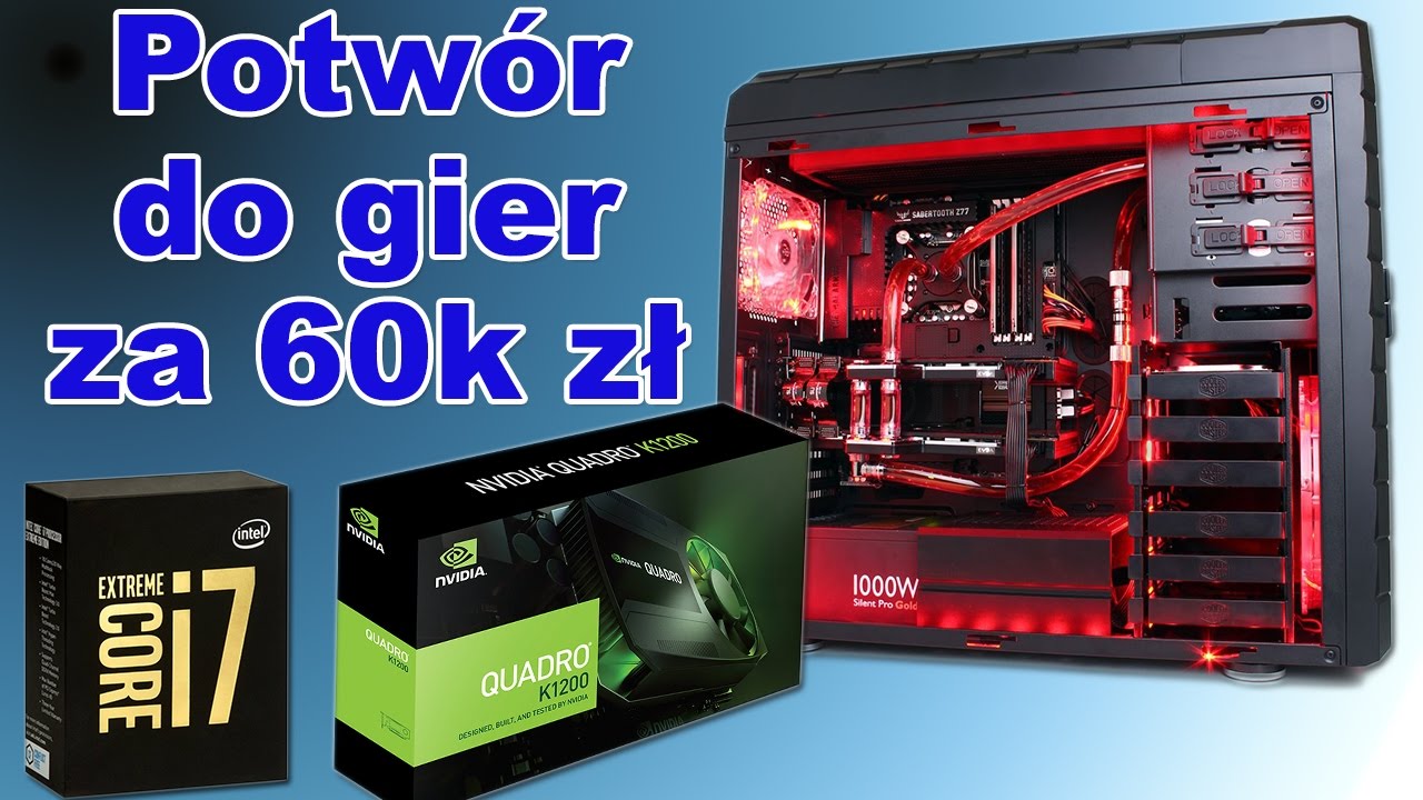 Składamy najlepszy możliwy komputer do gier i renderingu 2017 | POTW&Oacute;R | PC za 60k zł i7 Extreme PL