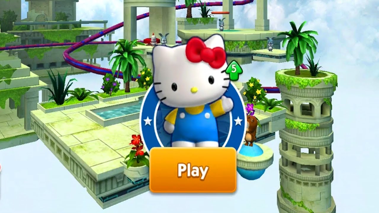 Sonic Dash - Hello Kitty New Character Unlocked - All 50 Characters Unlocked Gameplay Zazz