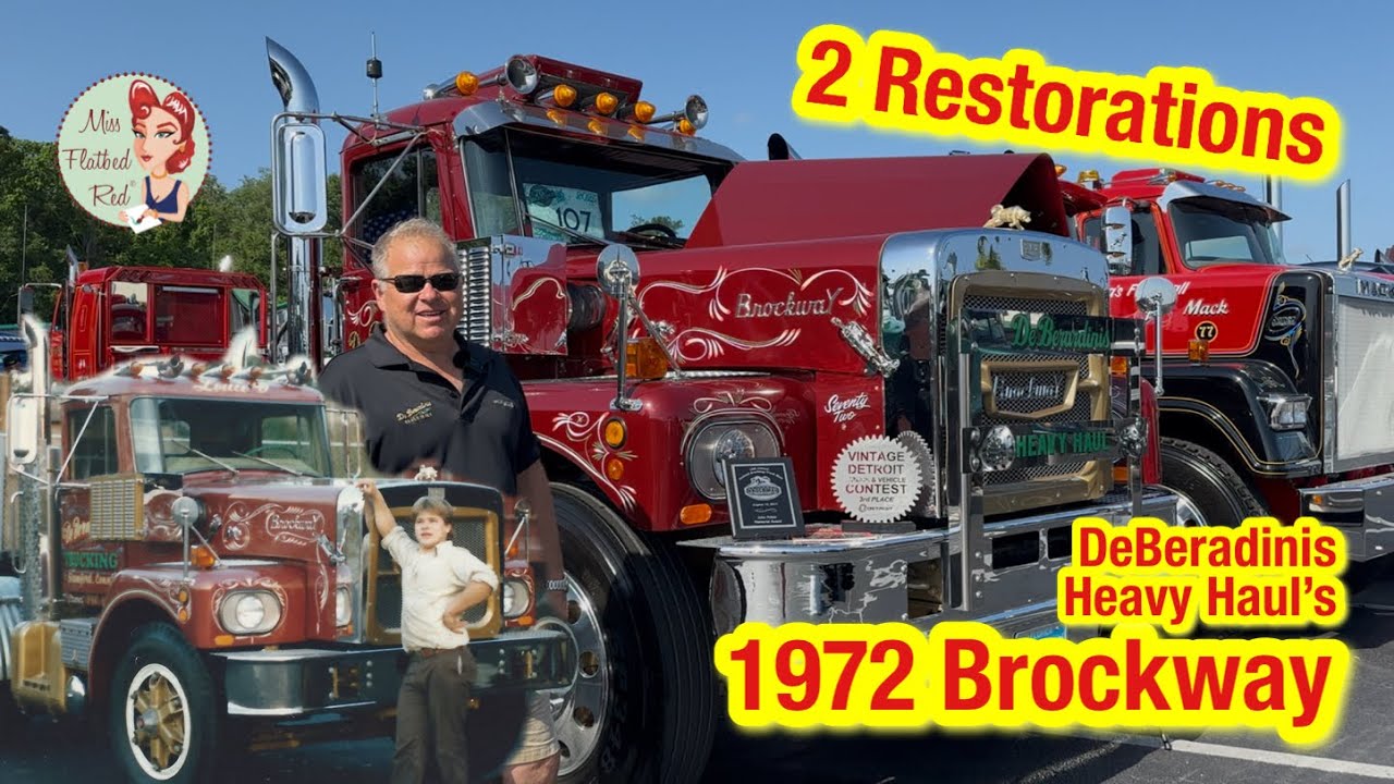 DeBeradinis Heavy Haul's 1972 Brockway Truck Tour