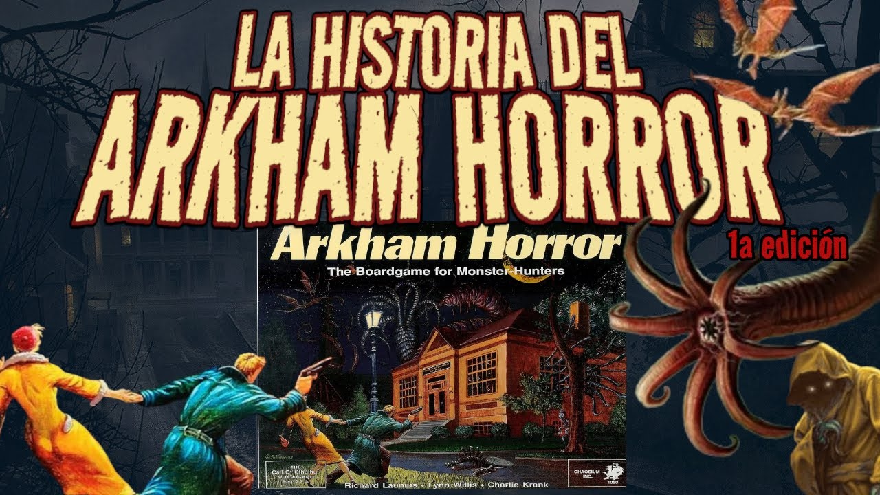 La historia del Arkham Horror 1a edición #juegosdemesa #arkham #lovecraft #boardgames #arkhamhorror