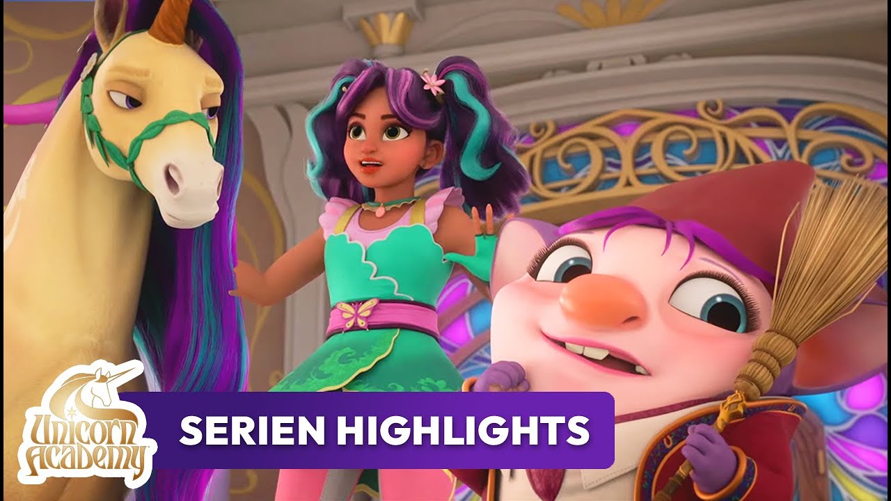 Ava und Leaf helfen Dwerpin bei ihren Aufgaben an der Akademie ✨ (ORIGINAL SHORTS!) Unicorn Academy