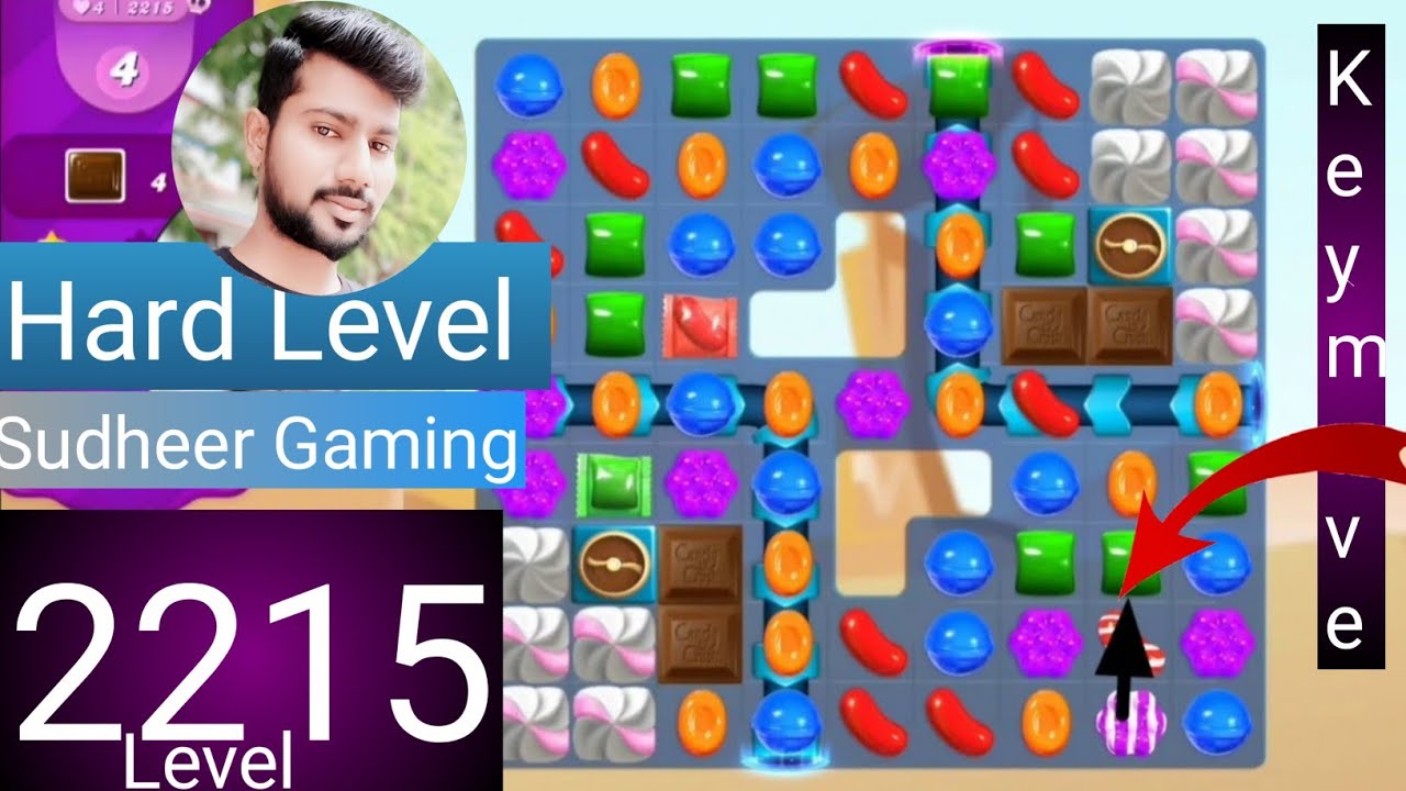 Candy crush saga level 2215 । Hard level । No boosters । Candy crush  2215 help । Sudheer Gaming