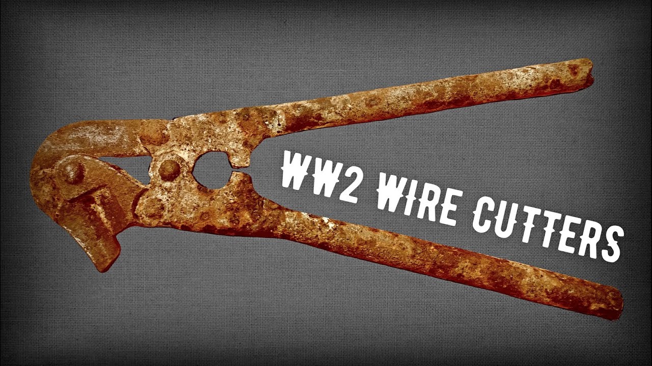 Rusty WW2 WIRE CUTTERS restoration /Vintage Tools