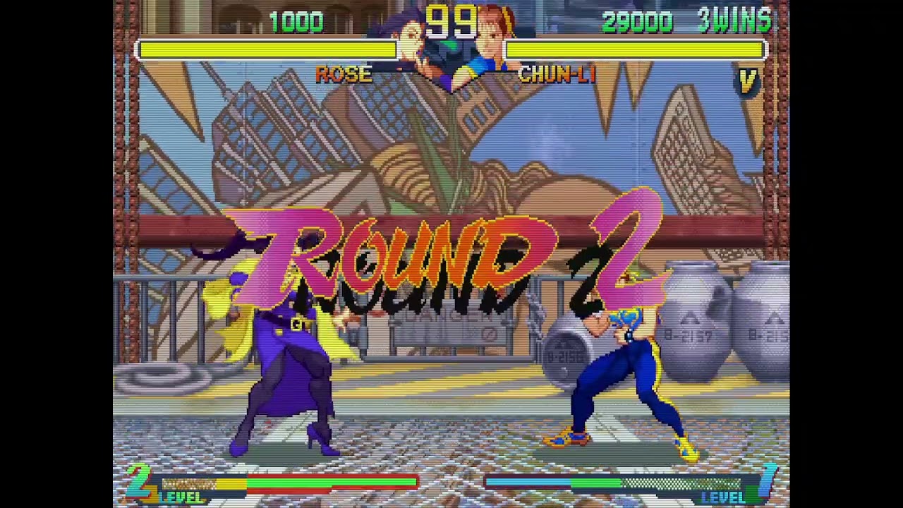Street Fighter Alpha 2 - Rose vs. Chun-Li