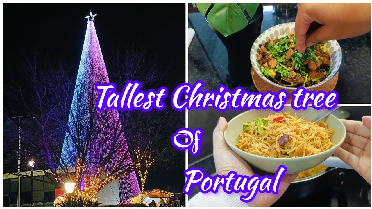 Bengali cuisine, Tallest Christmas tree 🎄 in Portugal . Ice skating, Christmas market🥳 