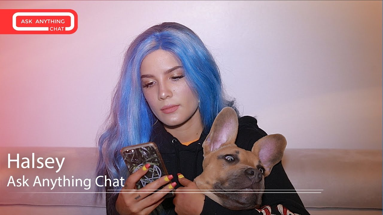 Halsey's Dog Jagger Acts Cute While She Talks About 