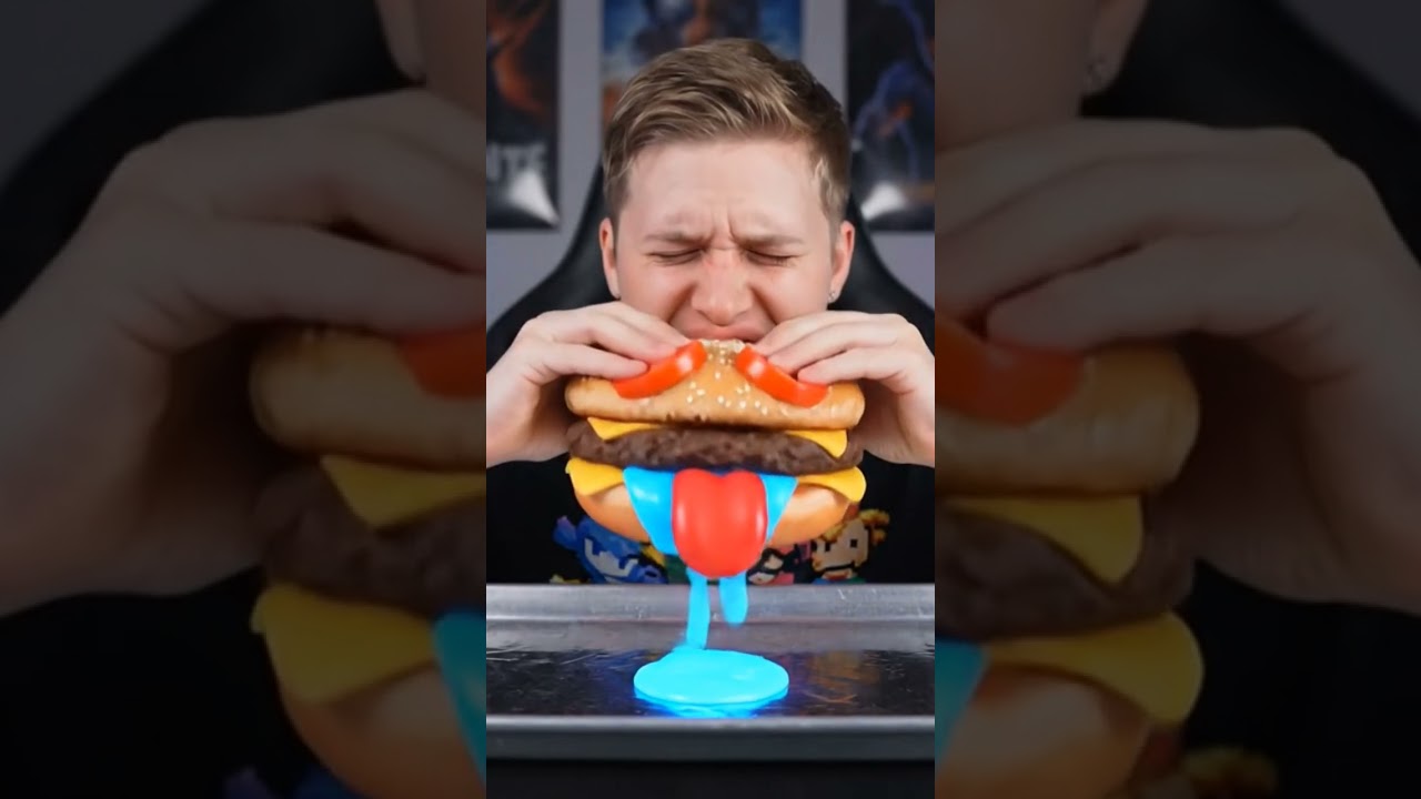 Trying Fortnite&rsquo;s Durr Burger &mdash; would you? 🍔🎮