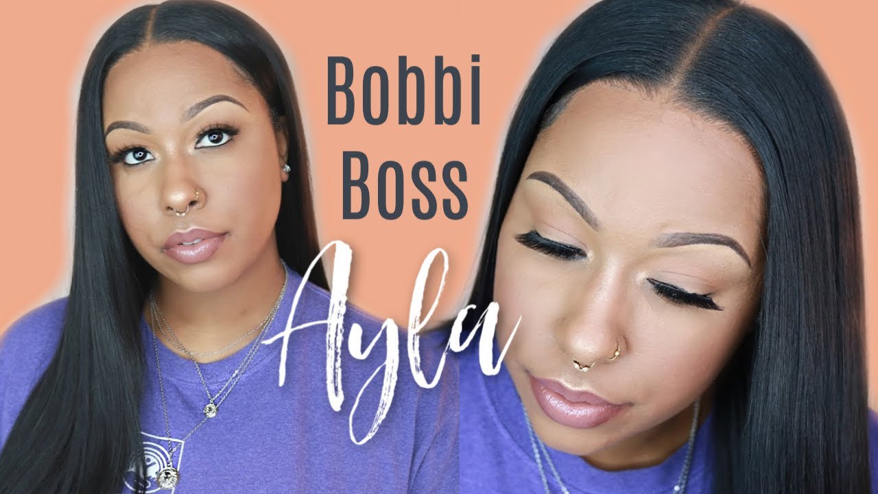 This Synthetic Wig Is Looking Real Human Hair-ish! | Bobbi Boss Synthetic HD Lace Wig - AYLA