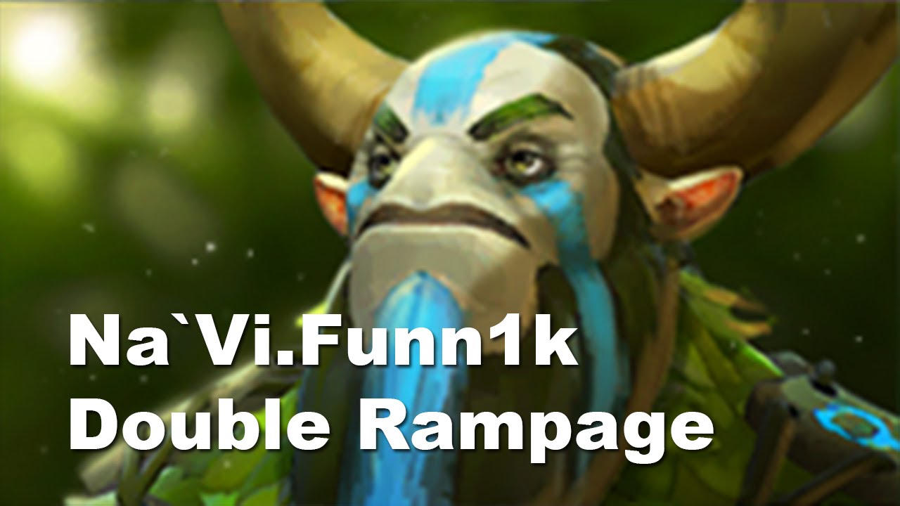 Funn1k Furion Double Rampage in WEC Dota 2