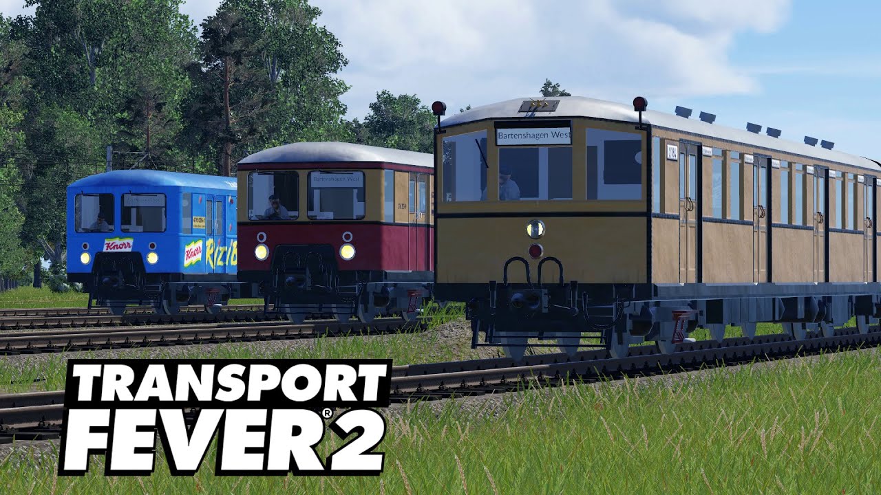 Transport Fever 2 [Modvorstellung] Berliner S-Bahn Stadtbahn/Wannseebahn/Nietenreko ET 475/476