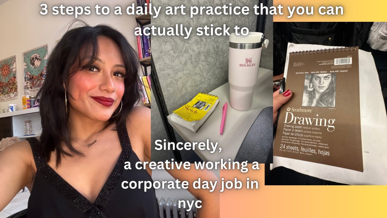 How to build a daily art practice even with a full time day job as a creative (it&rsquo;s possible)