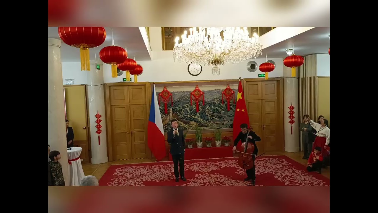 🇨🇳💐中国驻捷克大使馆春节招待会The  Spring Festival reception hosted by the Chinese Embassy in the Czech Republic🥂❤
