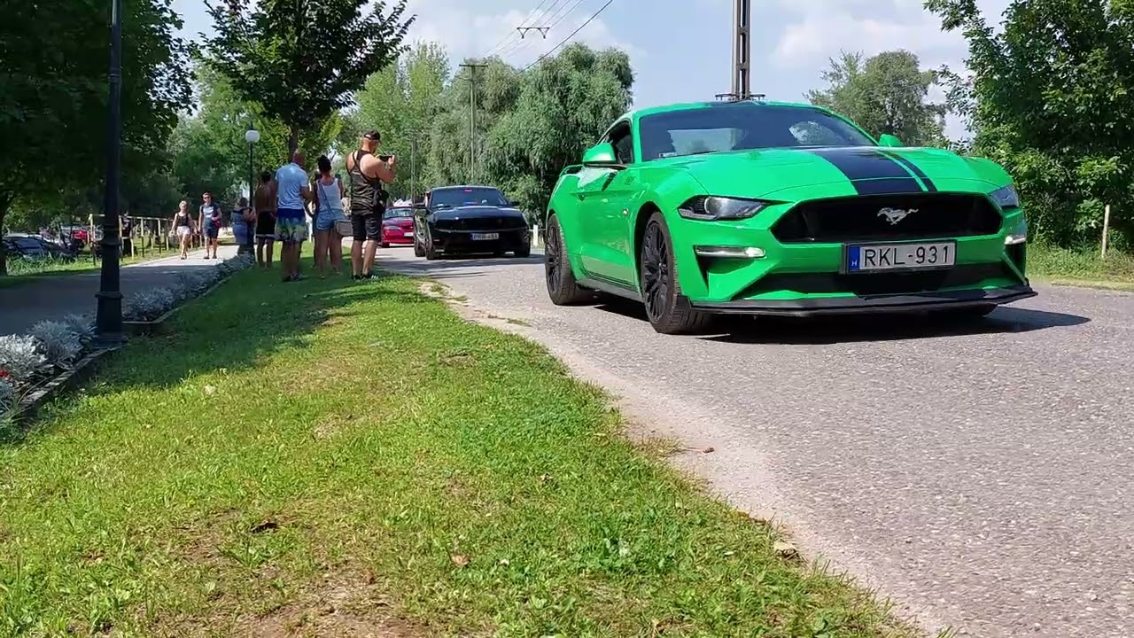 Mustang felvonulás Abádszalókon