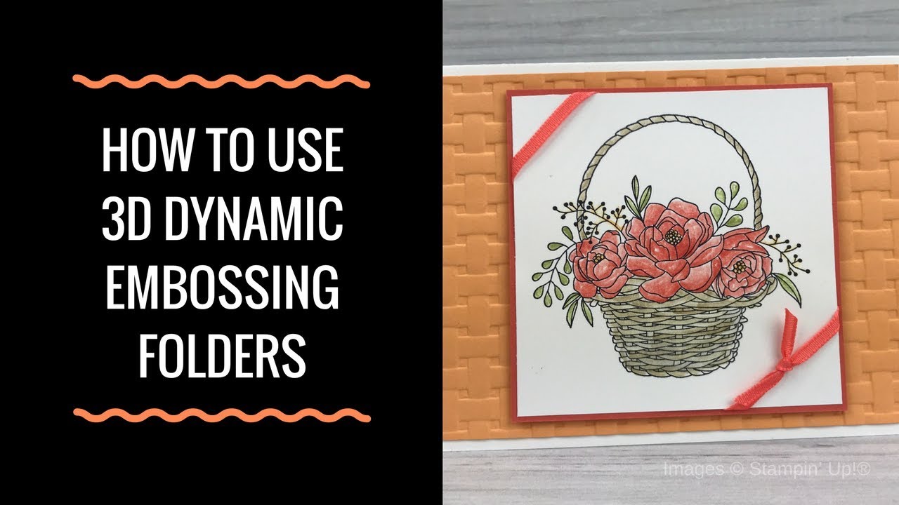 3D Dynamic Textured Impressions Embossing Folders