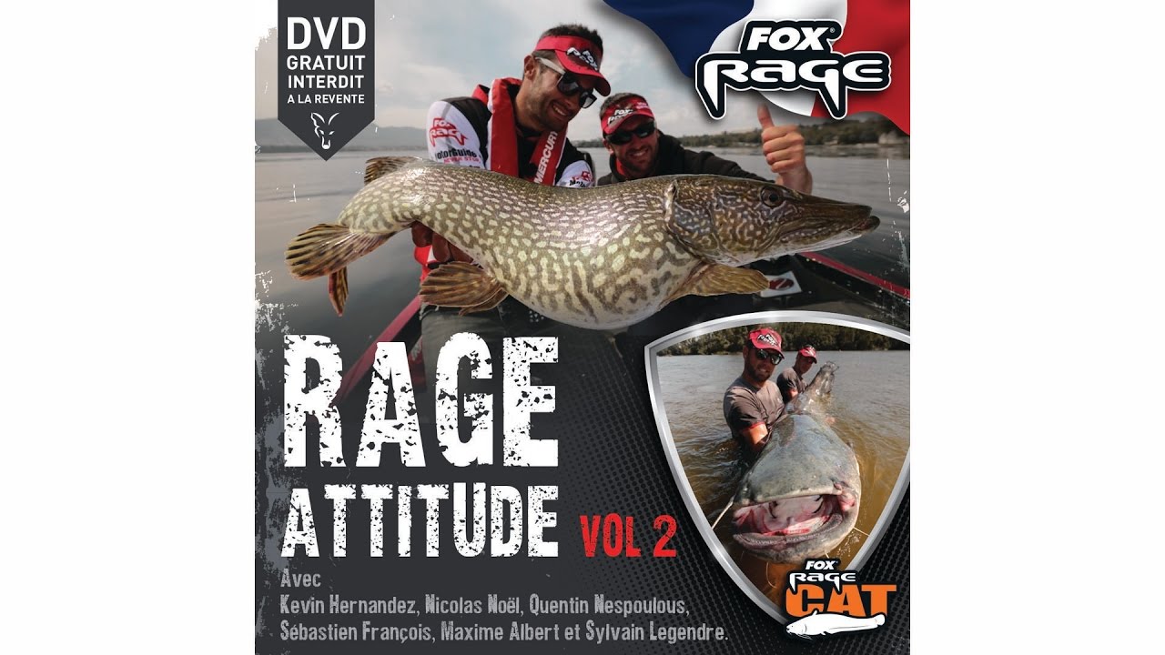 ***FOX RAGE TV*** RAGE ATTITUDE Vol 2 Pêches aux Leurres & Silures