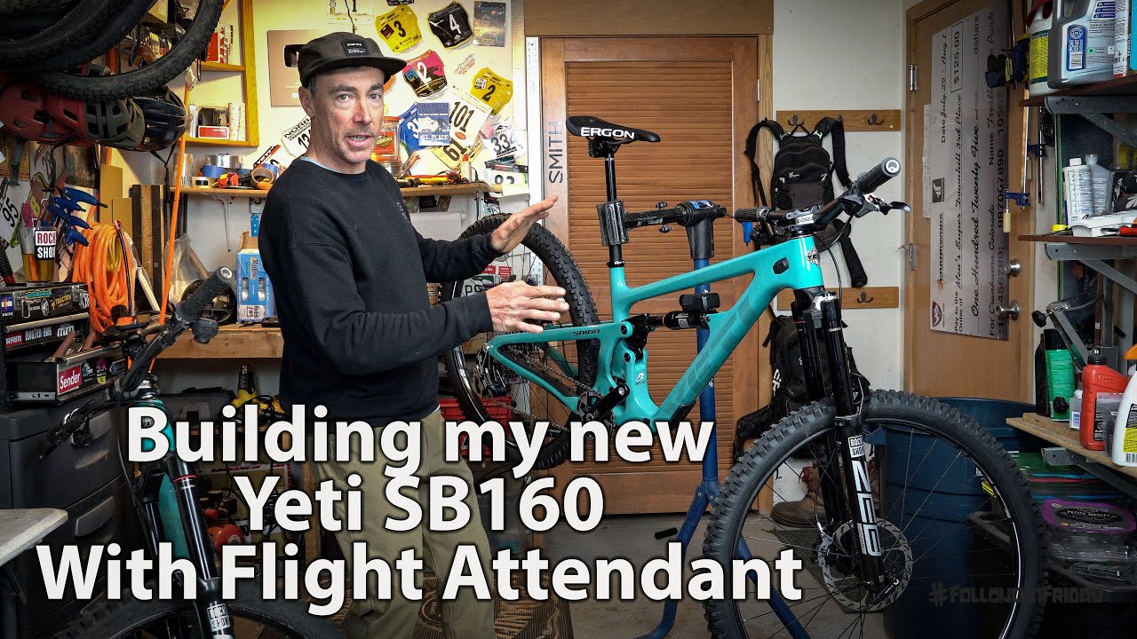 Building my New Yeti SB160 with RockShox Flight Attendant | Beep Beep Boop