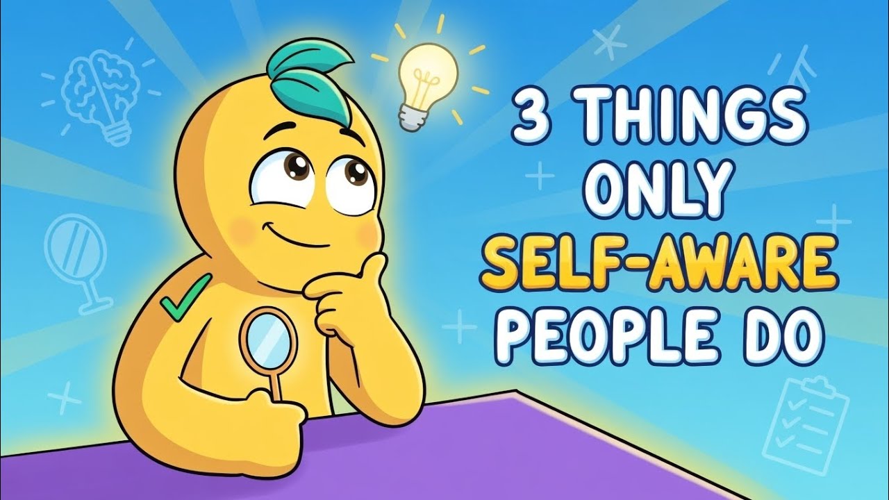 3 Things Only Self-Aware People Do