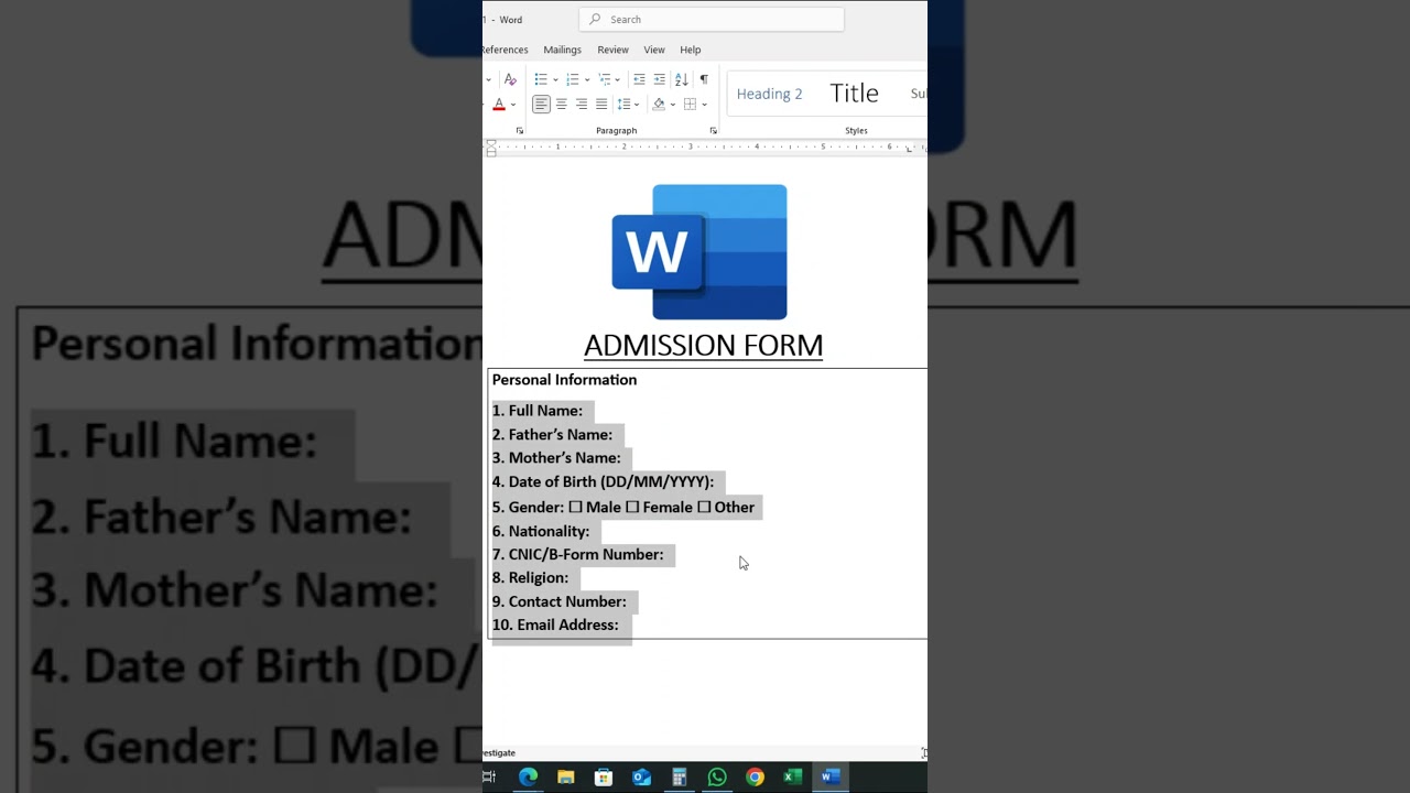 Press TAB for Perfect Lines in Word! 🤯