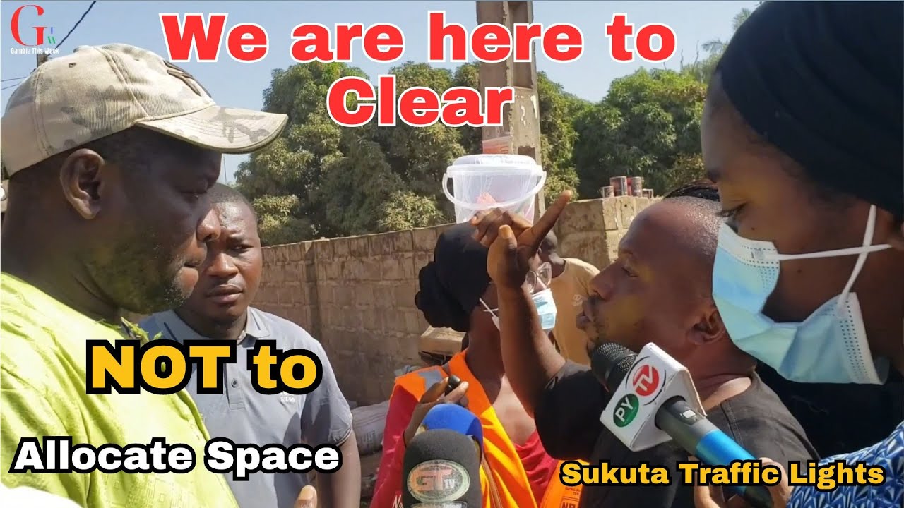 Sukuta Traffic Lights Everything Clean | Operation Clear Illegal Road Encroachment